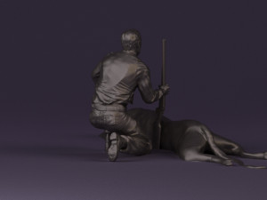 leopard hunter 0543 Modèle 3D