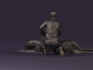 leopard hunter 0543 Modèle 3D