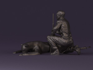 leopard hunter 0543 Modèle 3D