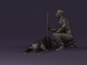 leopard hunter 0543 Modèle 3D