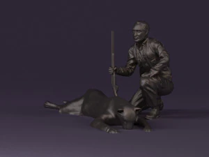 leopard hunter 0543 3D Model