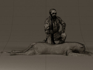 leopard hunter 0543 Modèle 3D