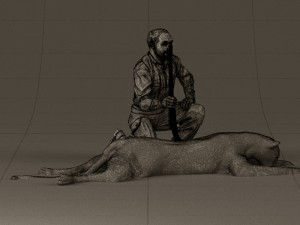 leopard hunter 0543 Modèle 3D