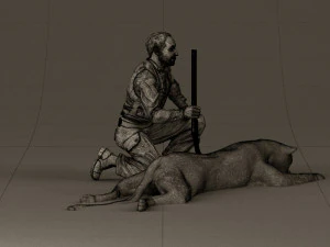 leopard hunter 0543 3D Model
