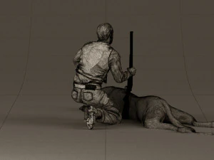 leopard hunter 0543 3D Model