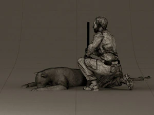 leopard hunter 0543 3D Model