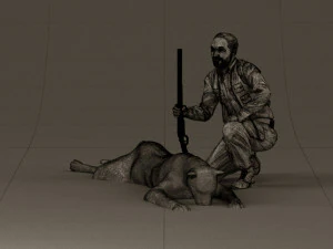 leopard hunter 0543 3D Model