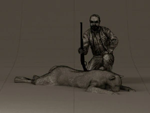 leopard hunter 0543 3D Model
