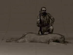 leopard hunter 0543 3D Model