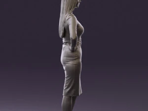 woman in office style look 0546 3D Model