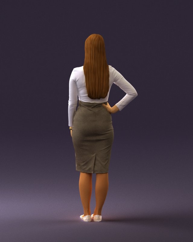 Pencil skirt dress cheap 3d print