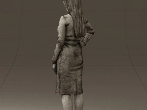 woman in office style look 0546 3d print ready 3D Print Model