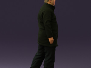 man in green sweater rabit 0561 3d print ready 3D Принт Модель