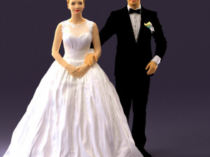 wedding dress 0556 3D Model
