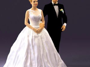 wedding dress 0556 3D Model