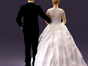 wedding dress 0556 3D Model