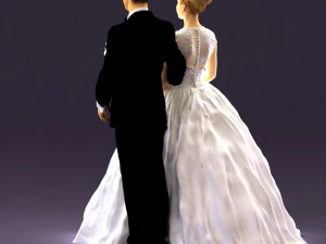 wedding dress 0556 3D Model