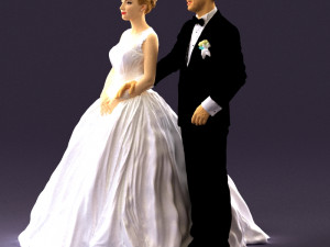 wedding dress 0556 3D Model