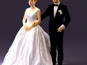 wedding dress 0556 3D Model