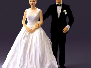 wedding dress 0556 3D Model