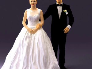 wedding dress 0556 3D Model