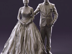 wedding dress 0556 3D Model