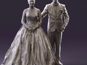 wedding dress 0556 3D Model