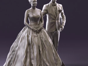 wedding dress 0556 3D Model