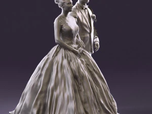 wedding dress 0556 3D Model