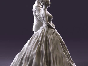 wedding dress 0556 3D Model