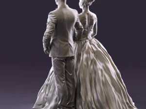 wedding dress 0556 3D Model