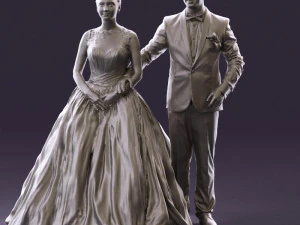 wedding dress 0556 3D Model