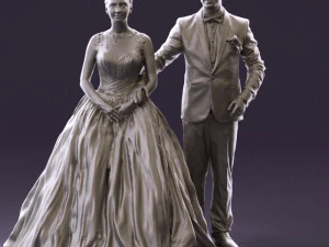 wedding dress 0556 3D Model
