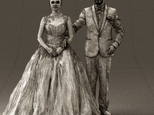 wedding dress 0556 3D Model