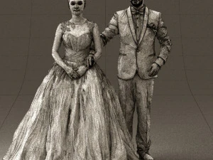 wedding dress 0556 3D Model