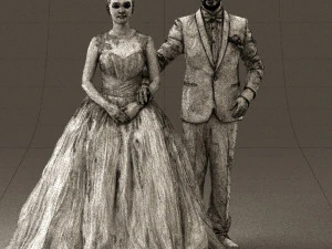 wedding dress 0556 3D Model