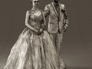 wedding dress 0556 3D Model