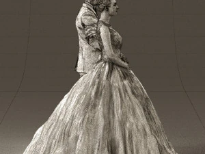wedding dress 0556 3D Model