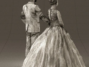 wedding dress 0556 3D Model