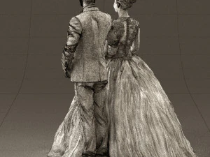wedding dress 0556 3D Model