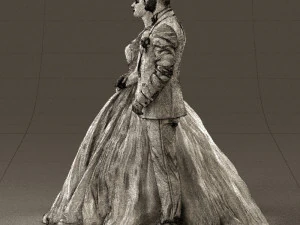 wedding dress 0556 3D Model