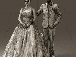 wedding dress 0556 3D Model