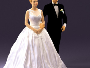 wedding dress 0556 3d print ready 3D Print Model