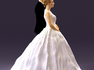 wedding dress 0556 3d print ready 3D Print Model