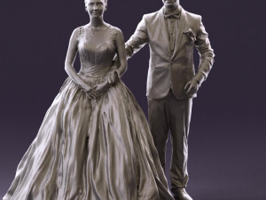 wedding dress 0556 3d print ready 3D Print Model