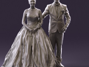 wedding dress 0556 3d print ready 3D Print Model