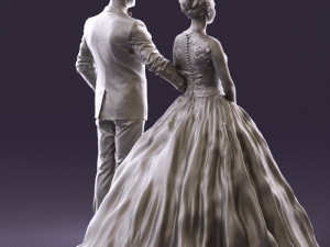 wedding dress 0556 3d print ready 3D Print Model