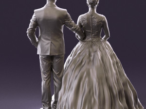 wedding dress 0556 3d print ready 3D Print Model