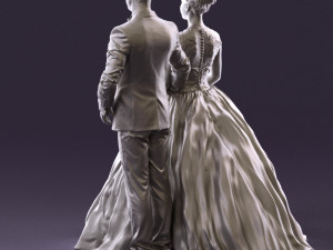 wedding dress 0556 3d print ready 3D Print Model