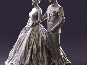 wedding dress 0556 3d print ready 3D Print Model